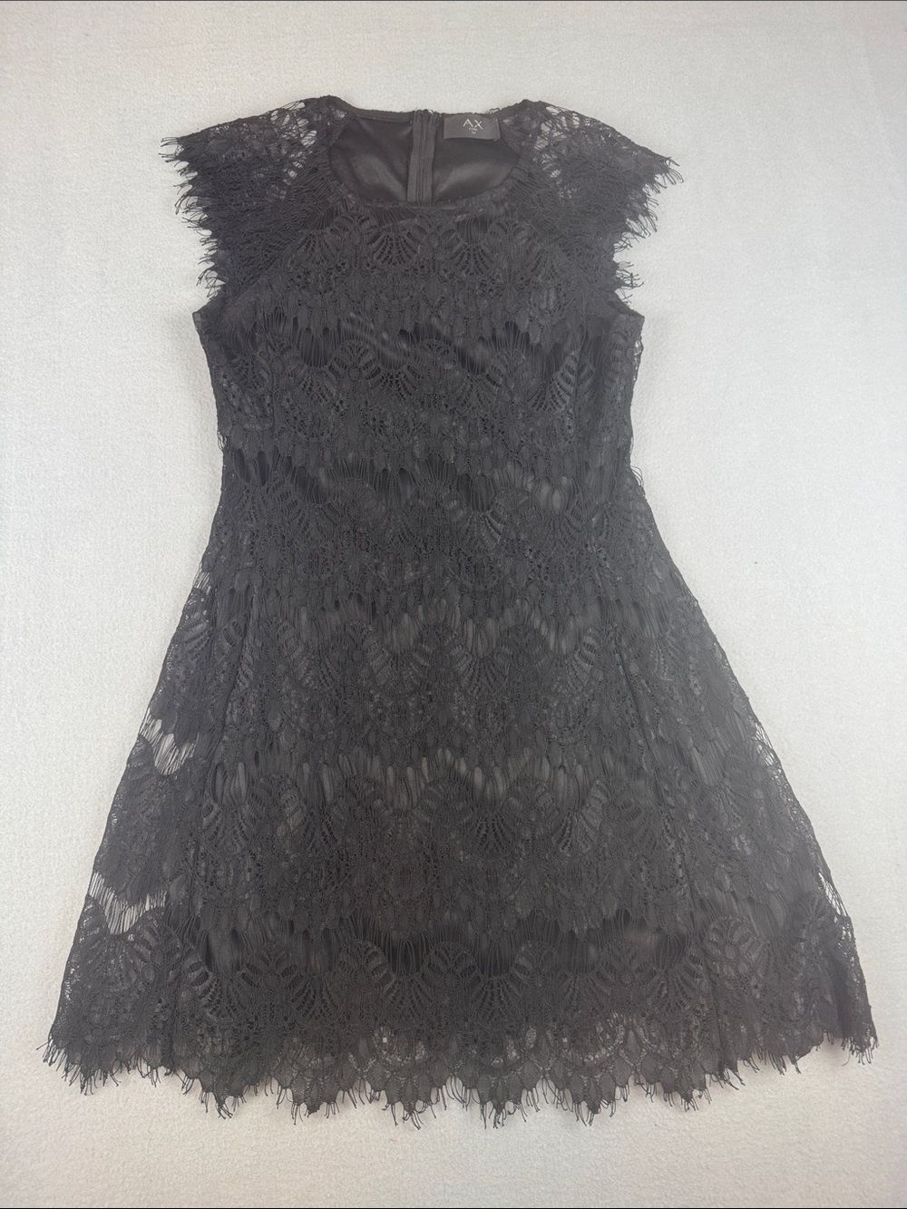 AX Paris Black Lace Dress
Size: UK 12 (US size 8)